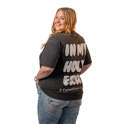 Holy Black Oversized Unisex Dyed T-Shirt