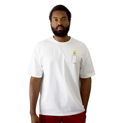 Holy White Oversized Unisex T-Shirt