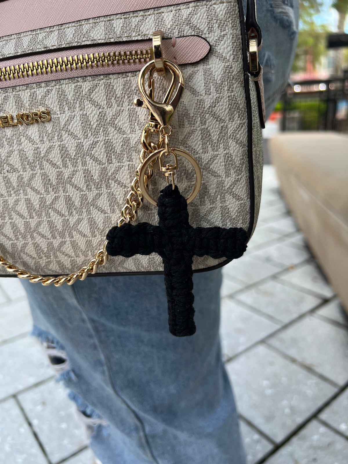 Cross Bag Charm